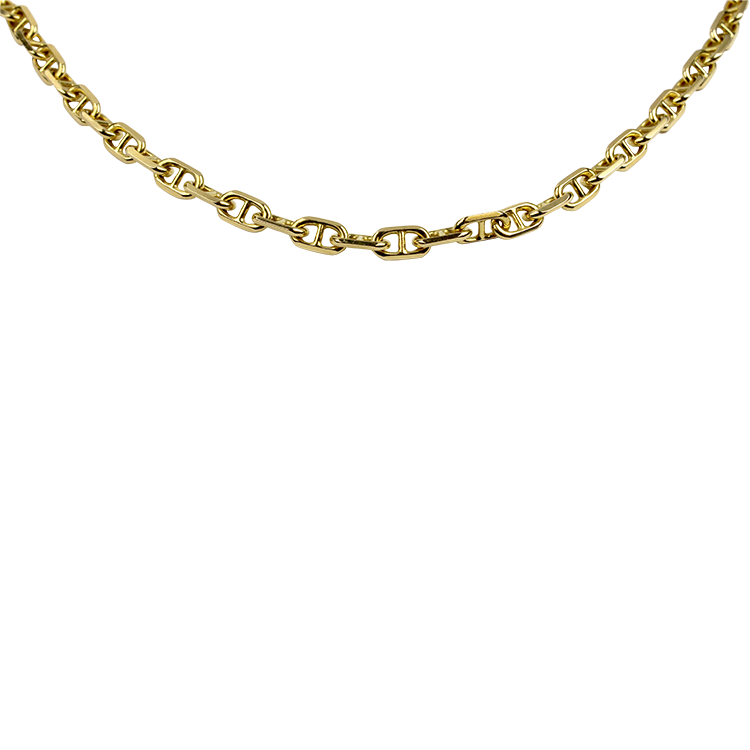 PAGE Estate Necklaces and Pendants Estate 14k Yellow Gold Mariner Anchor Link Chain