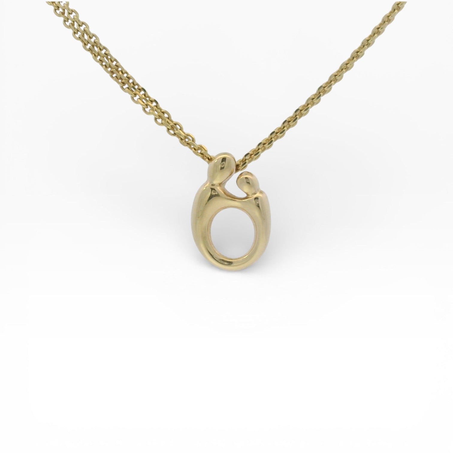 PAGE Estate Necklaces and Pendants Estate 14K Yellow Gold Mother & Child Pendant