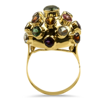 PAGE Estate Ring Estate 14K Yellow Gold Multi-Gemstone Ring 6.25