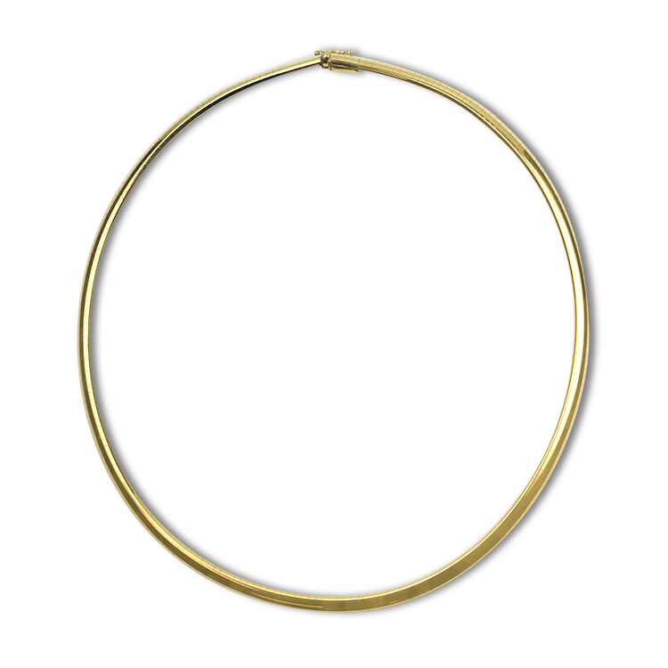PAGE Estate Necklaces and Pendants Estate 14k Yellow Gold Omega Necklace