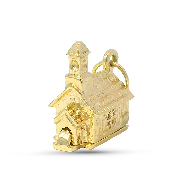 PAGE Estate Charm Estate 14k Yellow Gold Opening Chapel Charm