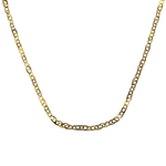 PAGE Estate Necklaces and Pendants Estate 14k Yellow Gold Oval Braided Link 34-Inch Necklace