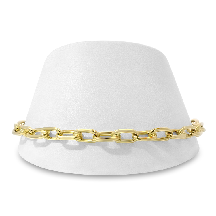 PAGE Estate Bracelet Estate 14K Yellow Gold Oval Link Bracelet