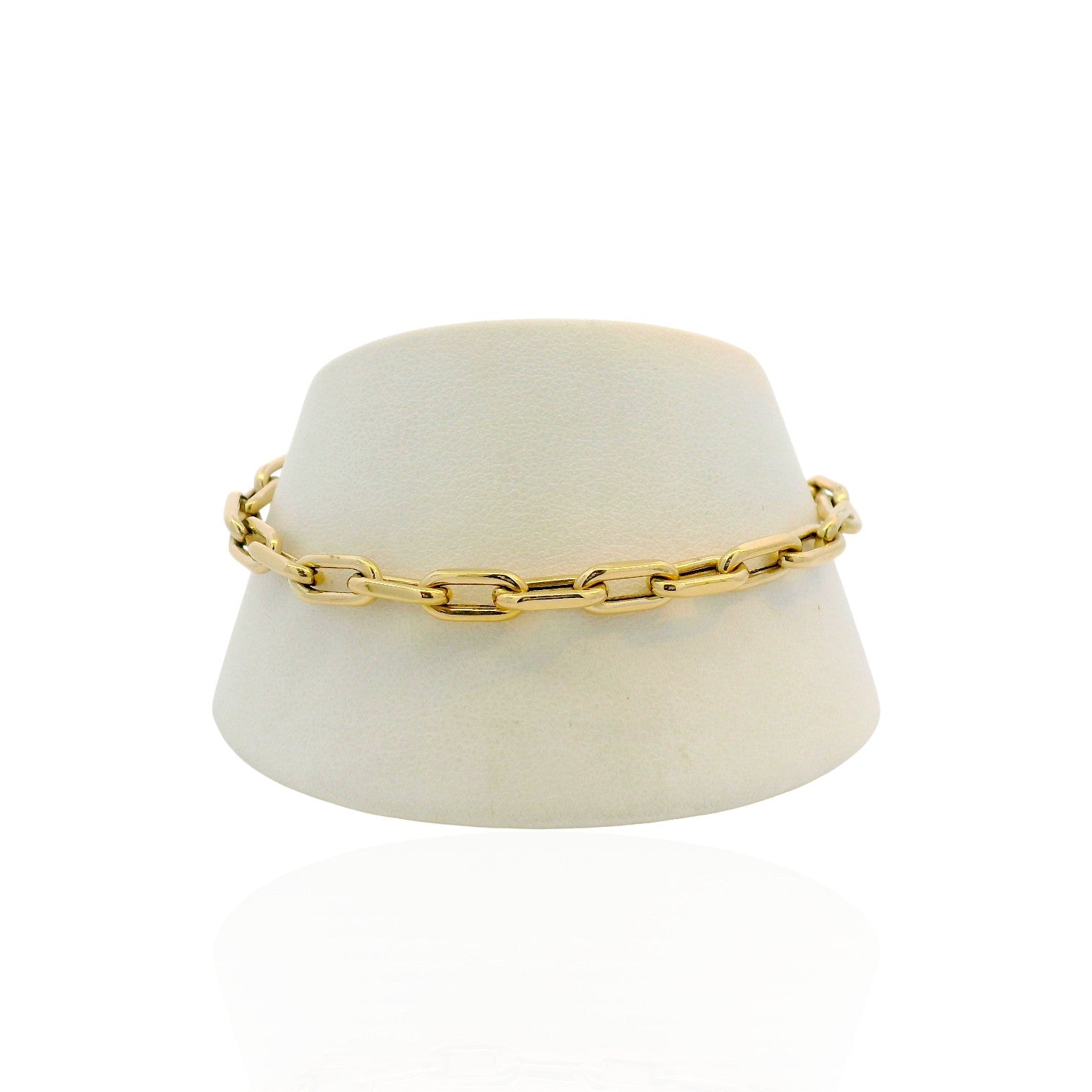 PAGE Estate Bracelet Estate 14K Yellow Gold Paperclip Link Bracelet