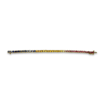 PAGE Estate Bracelet Estate 14k Yellow Gold Rainbow Sapphire Line Bracelet