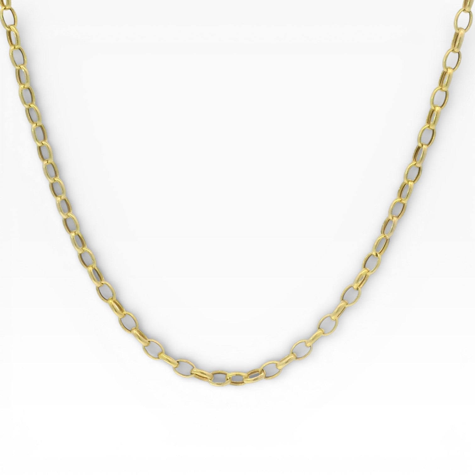 PAGE Estate Necklaces and Pendants Estate 14K Yellow Gold Rolo Chain – 20.5 Inches