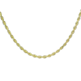 PAGE Estate Necklaces and Pendants Estate 14k Yellow Gold Rope Chain Necklace - 16"