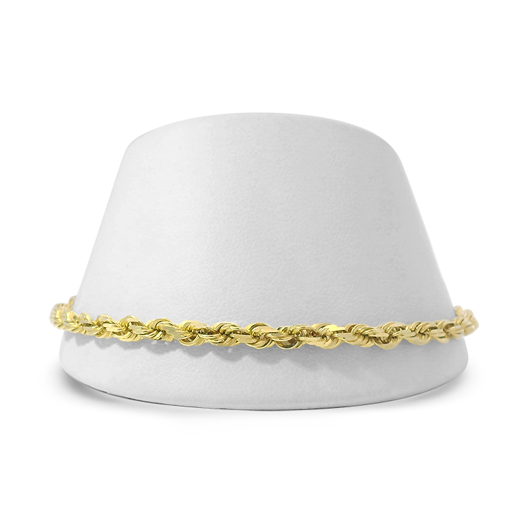 PAGE Estate Bracelet Estate 14k Yellow Gold Rope Link Bracelet