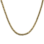 PAGE Estate Necklaces and Pendants Estate 14k Yellow Gold Twisted Link 18-Inch Necklace