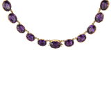PAGE Estate Necklaces and Pendants Estate 14K Yellow Gold Victorian Amethyst Necklace