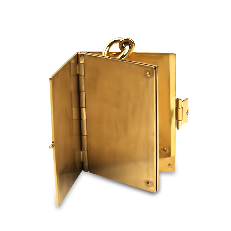 PAGE Estate Charm Estate 14K Yellow Gold Vintage Tiffany & Co. Picture Book Charm & Pendant