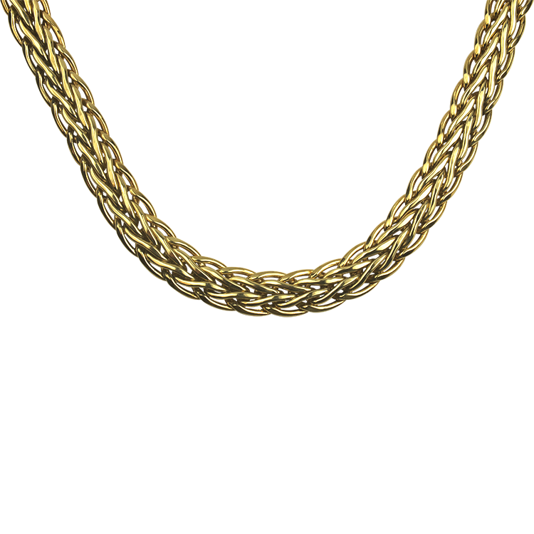 PAGE Estate Necklaces and Pendants Copy of Estate 14k Yellow Gold Fringe Necklace