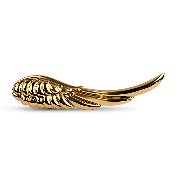 PAGE Estate Pins & Brooches Estate 14K Yellow Gold Wing Brooch