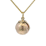 PAGE Estate Charm Estate 14K Yellow Masonic Ball Charm