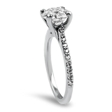 PAGE Estate Engagement Ring Estate 18k White Gold Hearts On Fire "Camilla" Engagement Ring 5