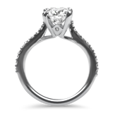 PAGE Estate Engagement Ring Estate 18k White Gold Hearts On Fire "Camilla" Engagement Ring 5