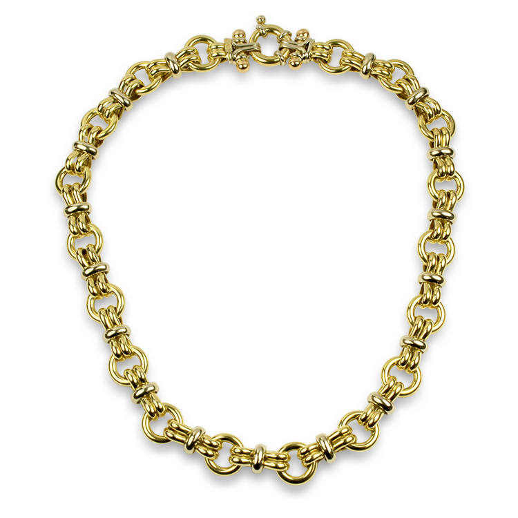 PAGE Estate Necklaces and Pendants Estate 18k Yellow Gold