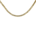 PAGE Estate Necklaces and Pendants Estate 18k Yellow Gold Fancy Oval Link Chain Necklace