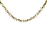 PAGE Estate Necklaces and Pendants Estate 18k Yellow Gold Fancy Oval Link Chain Necklace
