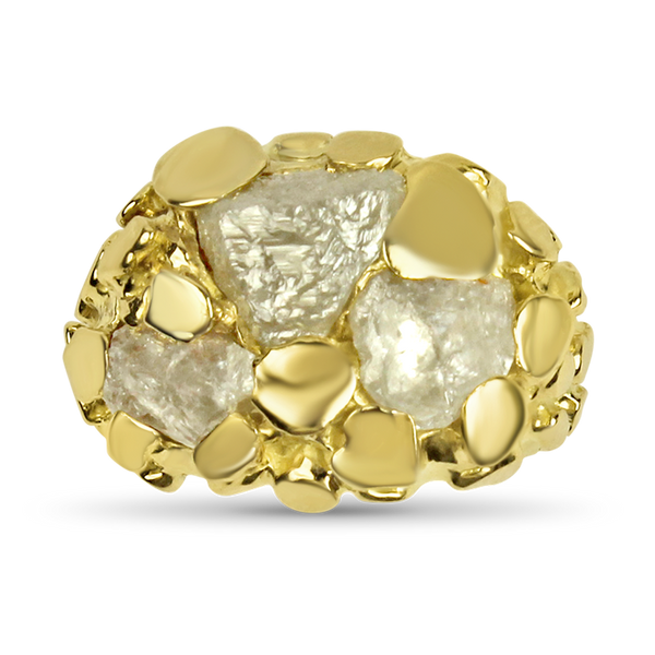 Top gold nugget ring 18k New Arrivals