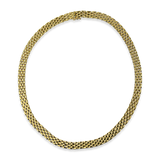 PAGE Estate Necklaces and Pendants Estate 18k Yellow Gold Panther Link Chain Necklace