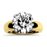 PAGE Estate Engagement Ring Estate 18k Yellow Gold & Platinum Diamond Engagement Ring 5.5