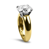 PAGE Estate Engagement Ring Estate 18k Yellow Gold & Platinum Diamond Engagement Ring 5.5