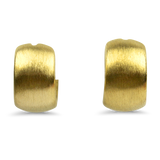 PAGE Estate Earrings Estate 18k Yellow Gold Roberto Coin Satin Hoop Earrings