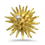 PAGE Estate Pins & Brooches Estate 18K Yellow Gold Sea Urchin Pin