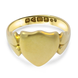 PAGE Estate Ring Estate 18K Yellow Gold Victorian Shield Signet Ring 9.5