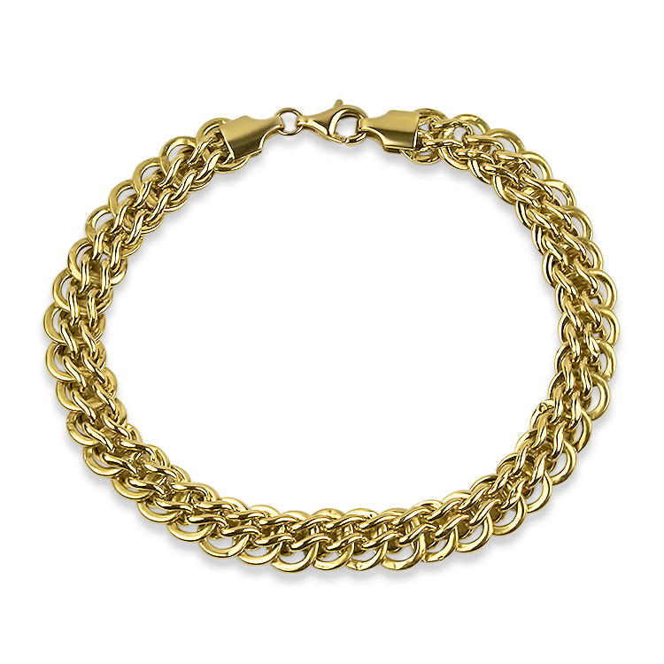 PAGE Estate Bracelet Estate 18K Yellow Gold Woven Link Bracelet
