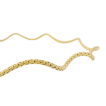 PAGE Estate Necklaces and Pendants Estate 18k Yellow Gold Woven Twisting Rope Collar Necklace