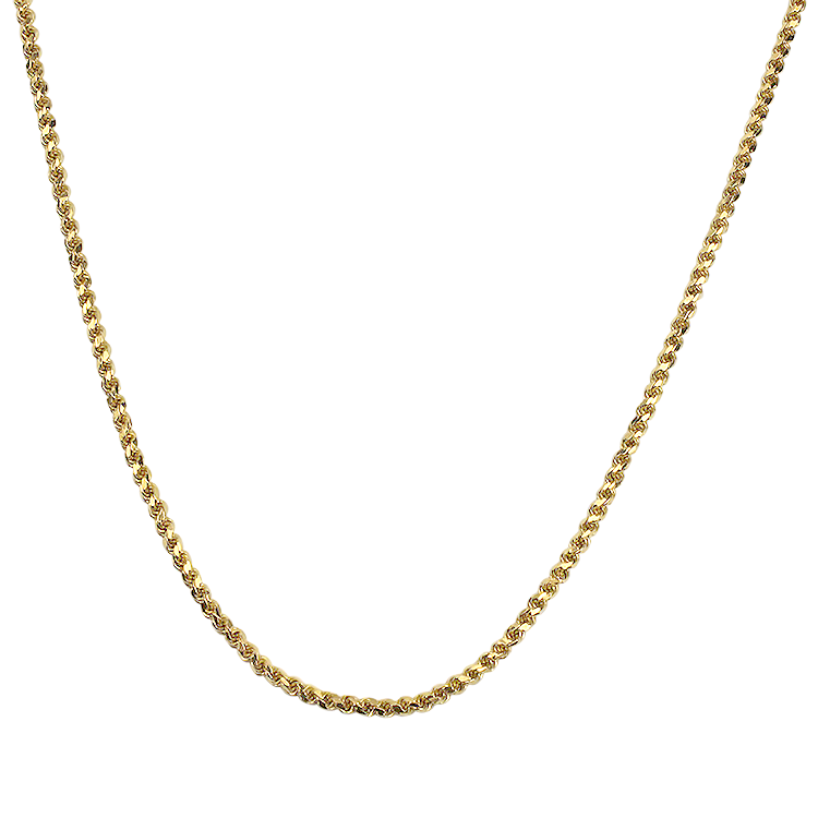 PAGE Estate Necklaces and Pendants Estate 22K Yellow Gold Rope Chain Necklace