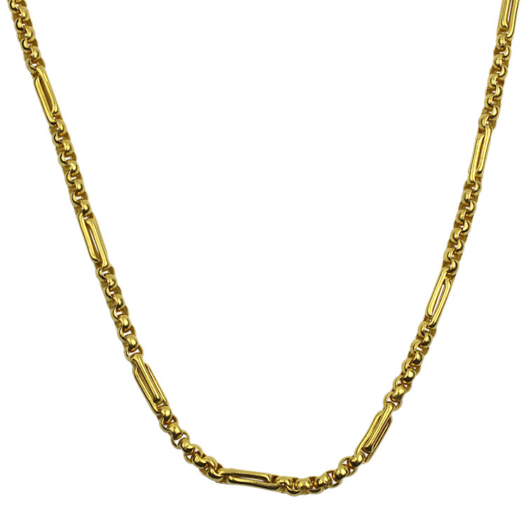 PAGE Estate Necklaces and Pendants Estate 24K Yellow Gold Handmade Necklace
