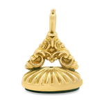 PAGE Estate Necklaces and Pendants Estate 9k Yellow Gold Victorian Bloodstone Fob