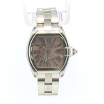 PAGE Estate Watches Estate Cartier Roadster Stainless Steel Watch with Pink Dial 31