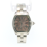 PAGE Estate Watches Estate Cartier Roadster Stainless Steel Watch with Pink Dial 31