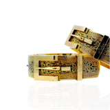 PAGE Estate Bracelet Estate Pair of Victorian Hinged Bangle Bracelets