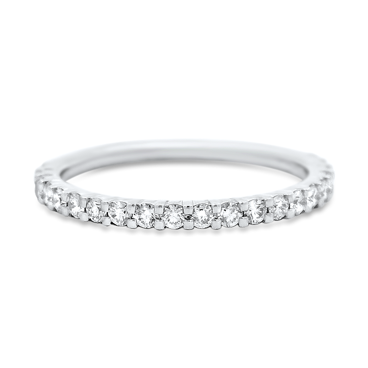 PAGE Estate Wedding Band Estate Platinum Mémoire Petite Diamond Band