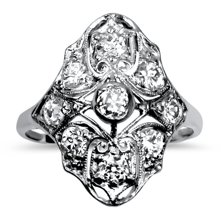 Belle Epoch Old Mine Cut Diamond Ring – S. Kind & Co