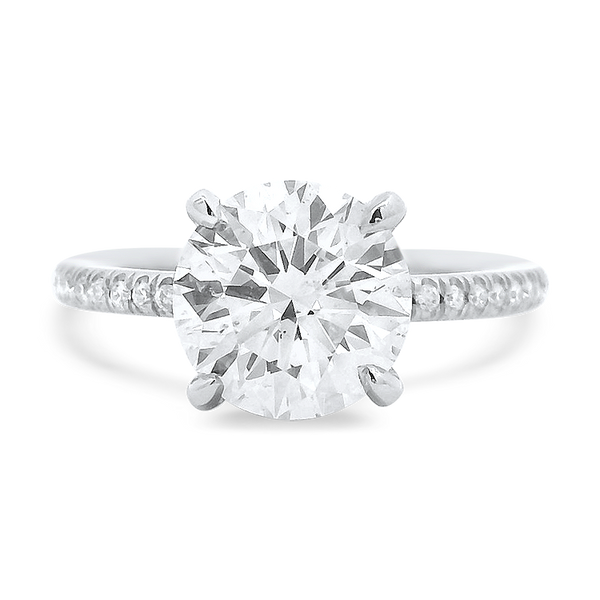 Estate Platinum Round Brilliant Cut Diamond Ring – Springer's