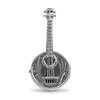 PAGE Estate Earring Estate Sterling Silver Banjo Pill Box
