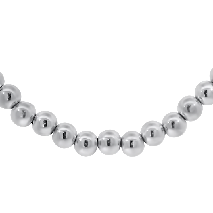 PAGE Estate Necklaces and Pendants Estate Sterling Silver Bead Necklace