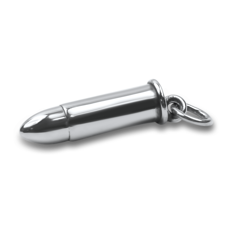 Estate Sterling Silver Bullet Charm Springer s