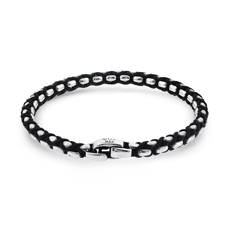 PAGE Estate Bracelet Estate Sterling Silver David Yurman Woven Chain Bracelet - 7.5"