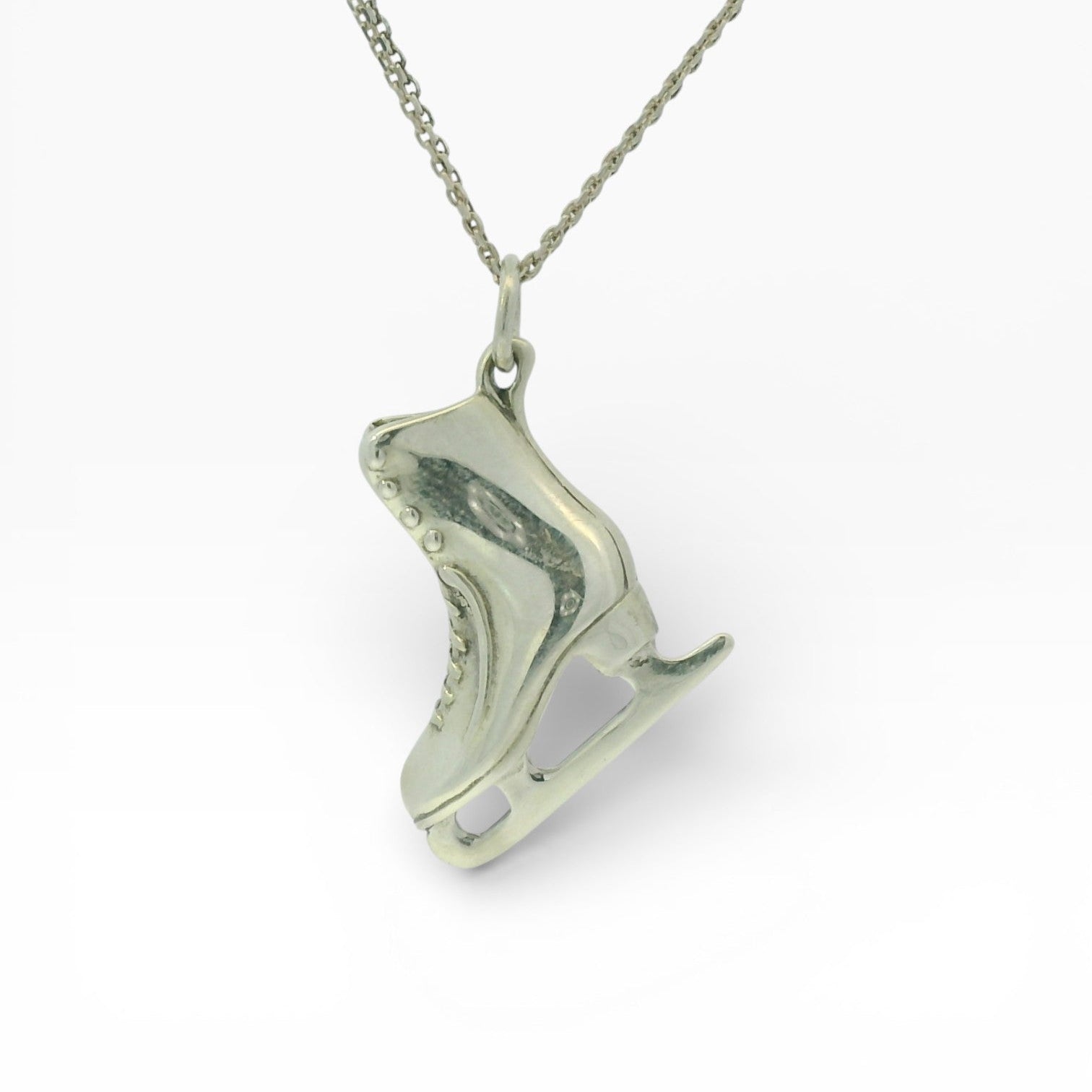 PAGE Estate Charm Estate Sterling Silver Figure Skate Charm