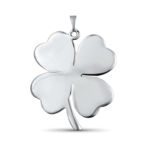 PAGE Estate Pendant Estate Sterling Silver Four-leaf Clover Pendant