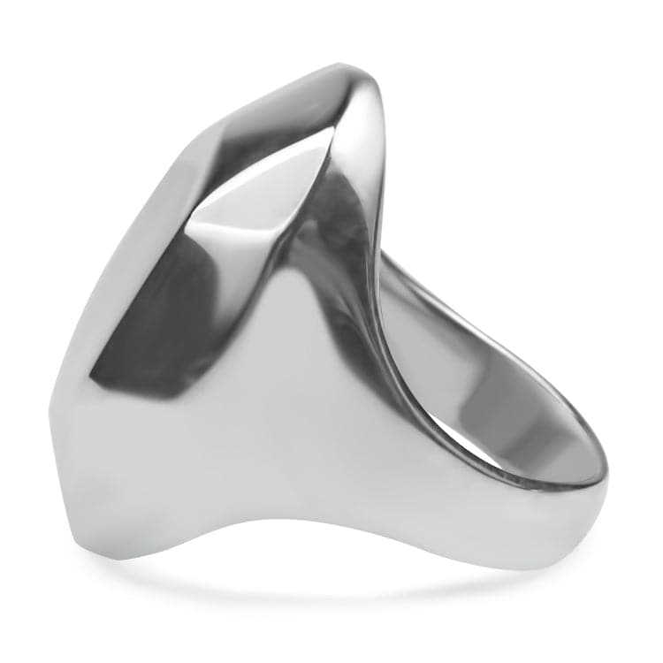 PAGE Estate Ring Estate Sterling Silver Geometrical Dome Ring 6.5