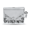 PAGE Estate Pendant Estate Sterling Silver Stamp Holder Pendant