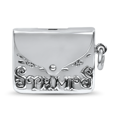 PAGE Estate Pendant Estate Sterling Silver Stamp Holder Pendant